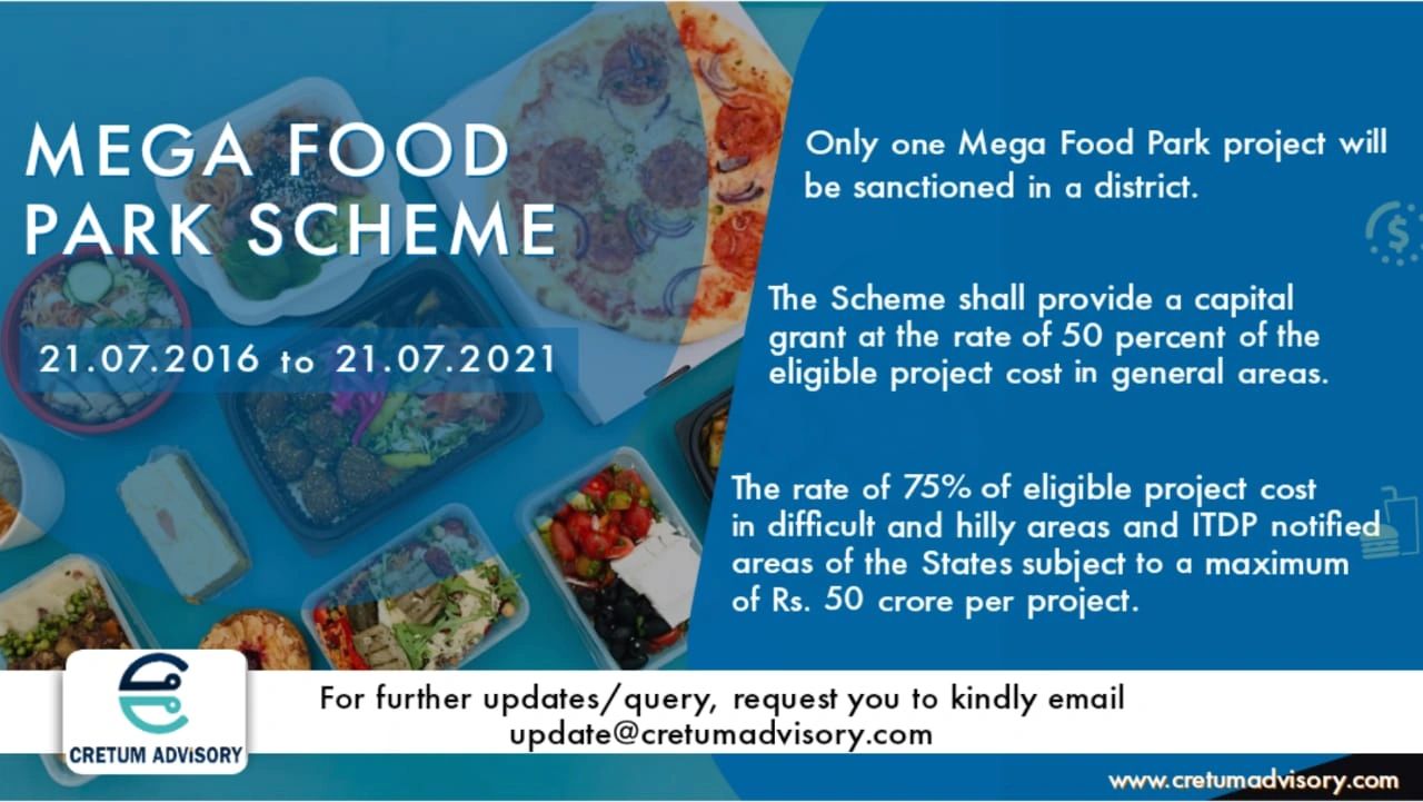 Scheme for Food Park under Mega Food Park Scheme